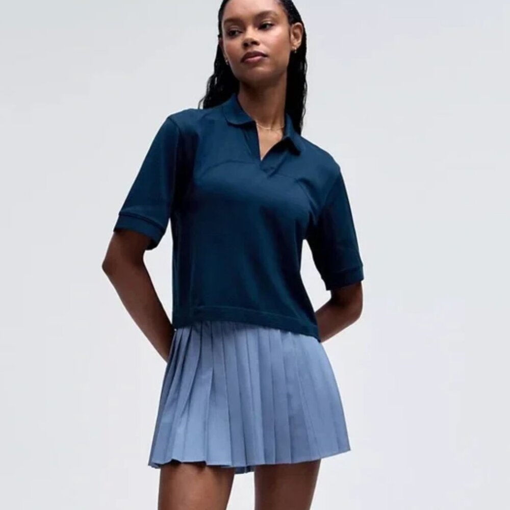 Lululemon High-Rise Pleated Tennis Skirt Oasis Blue NWOT SZ 6